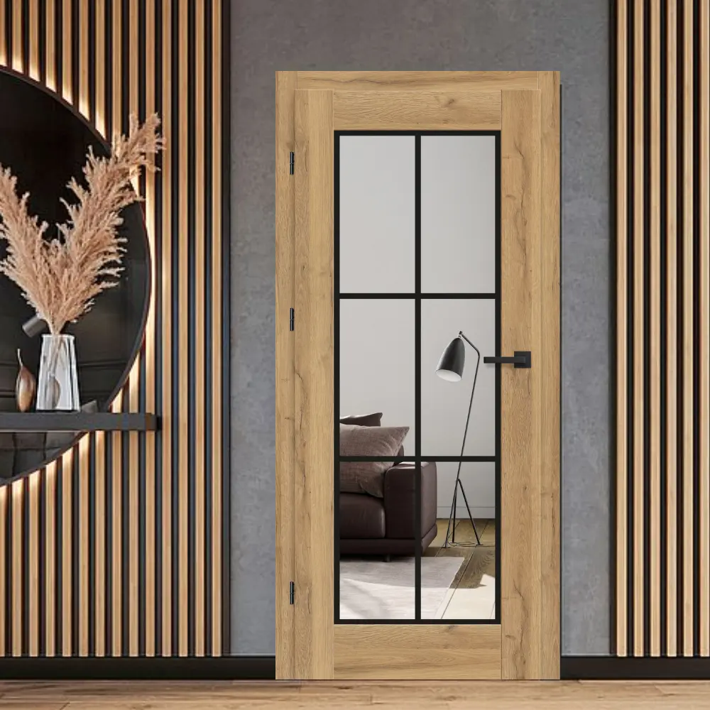 Ekodangos PREMIUM vidaus durys – modernus ir elegantiškas pasirinkimas. Epimedium kolekcijos lygiabriaunė varčia su paslėptais vyriais (3 vnt.) ir magnetine spyna užtikrina šiuolaikišką dizainą bei funkcionalumą. Galima rinktis dešininę arba kairinę varstymo kryptį.