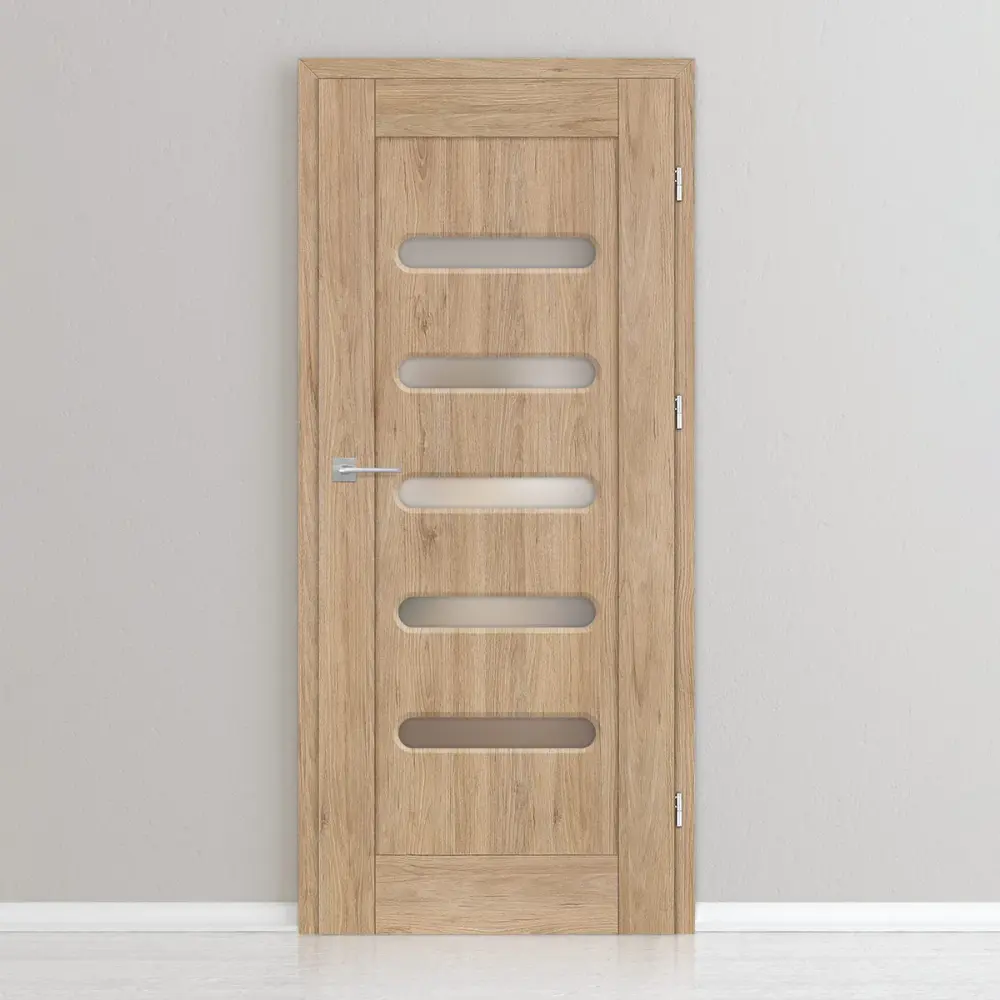 ewodia 1 Ekodangos PREMIUM vidaus durys – elegantiškas ir patvarus pasirinkimas. Aukštos kokybės ekodanga užtikrina ilgaamžiškumą, lengvą priežiūrą ir modernų dizainą, tinkantį įvairiems interjerams.