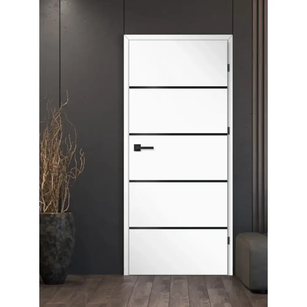lux 207 Uno Premium vidaus durys su intarsijomis – modernus ir išskirtinis dizainas. Elegantiškos linijos ir aukštos kokybės apdaila suteikia durims prabangos bei subtilumo. Puikus pasirinkimas šiuolaikiškam interjerui